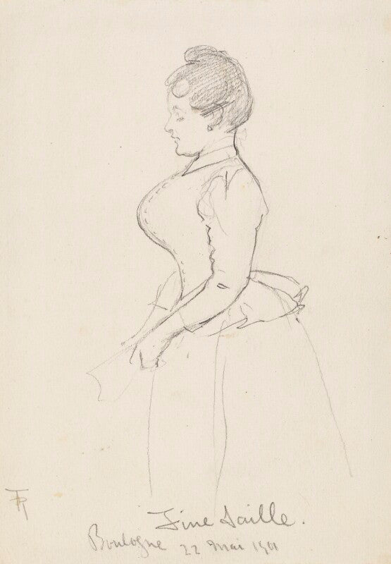 'fine taille, boulogne' (unknown woman) npg d43088