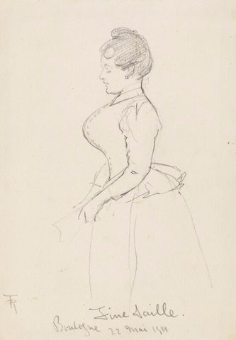 'Fine Taille, Boulogne' (Unknown woman) NPG D43088