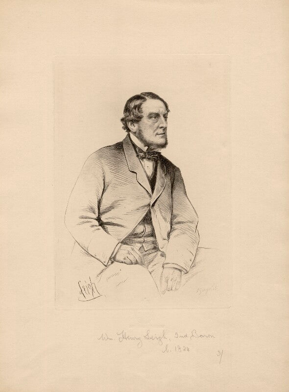 William henry leigh, 2nd baron leigh npg d5056