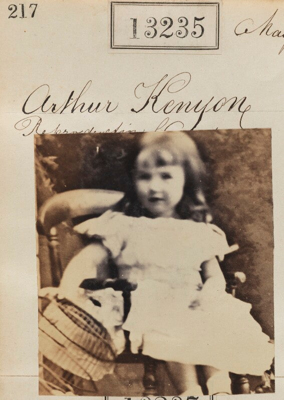 Unknown child ('arthur kenyon. reproduction [by order of?]') npg ax62868