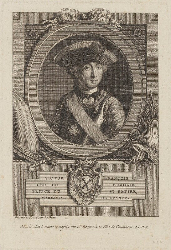 Victor françois de broglie, 2nd duc de broglie npg d15360