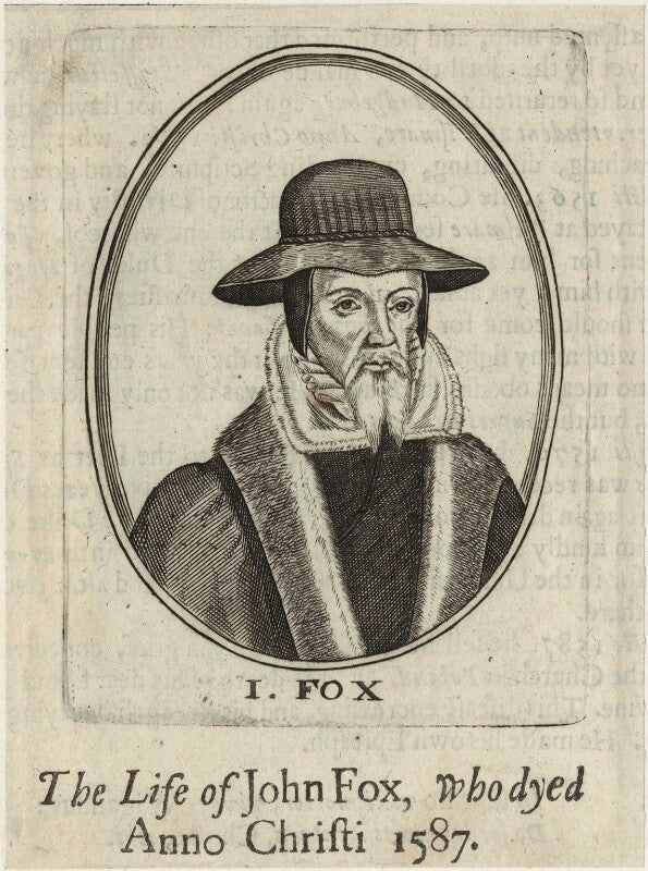 John foxe npg d33376