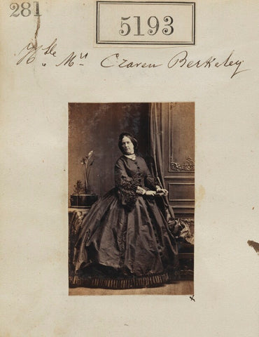 Hon. Charlotte Craven FitzHardinge Berkeley (née Onslow) NPG Ax55196