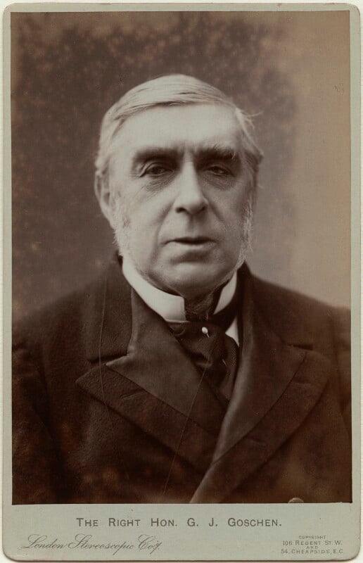 George joachim goschen, 1st viscount goschen npg x17085