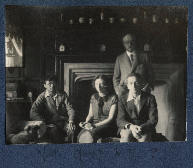 Mark gertler; mary smith; walter taylor and an unknown man npg ax141745