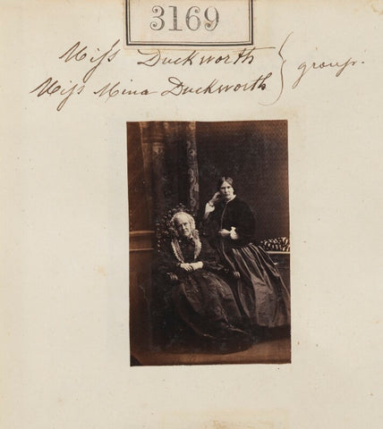 Miss Duckworth; Miss Mina Duckworth NPG Ax52568