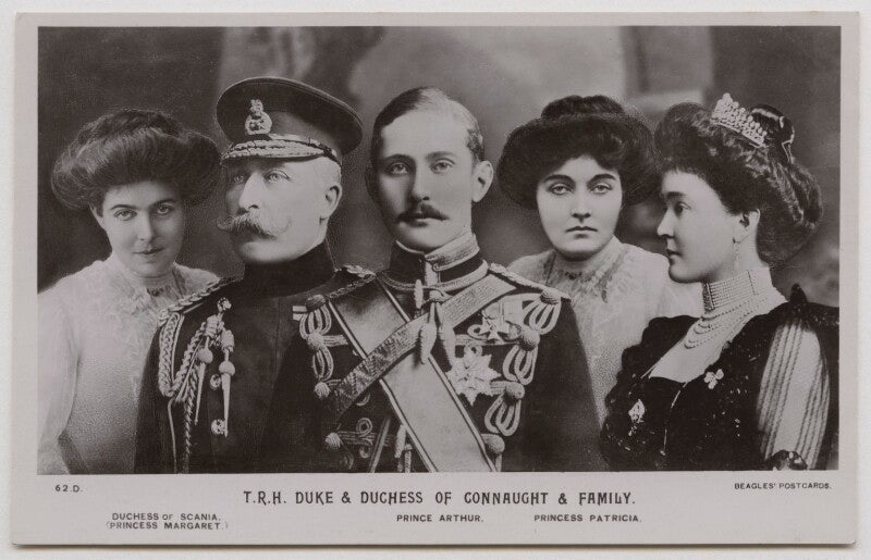 't.r.h duke & duchess of connaught & family' npg x45731