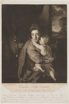 'Caroline Curzon (née Colyear), Lady Scarsdale with her son the Honourable John Curzon' (John Curzon; Caroline Curzon (née Colyear), Lady Scarsdale) NPG D40563