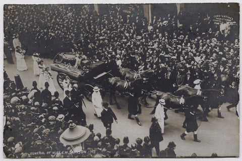 Procession of Emily Davison’s funeral NPG x45196
