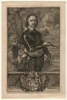 Oliver Cromwell and an unknown page NPG D16566