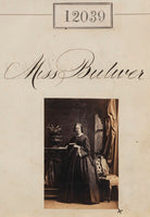Miss Bulwer NPG Ax61715