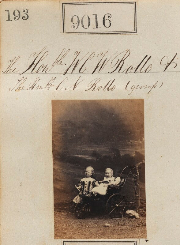 Hon. william charles wordsworth rollo; hon. eric norman rollo npg ax58840