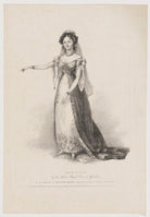 Maria Ann Lovell (née Lacy) as Princess Diana in 'Love's Victory' NPG D37128