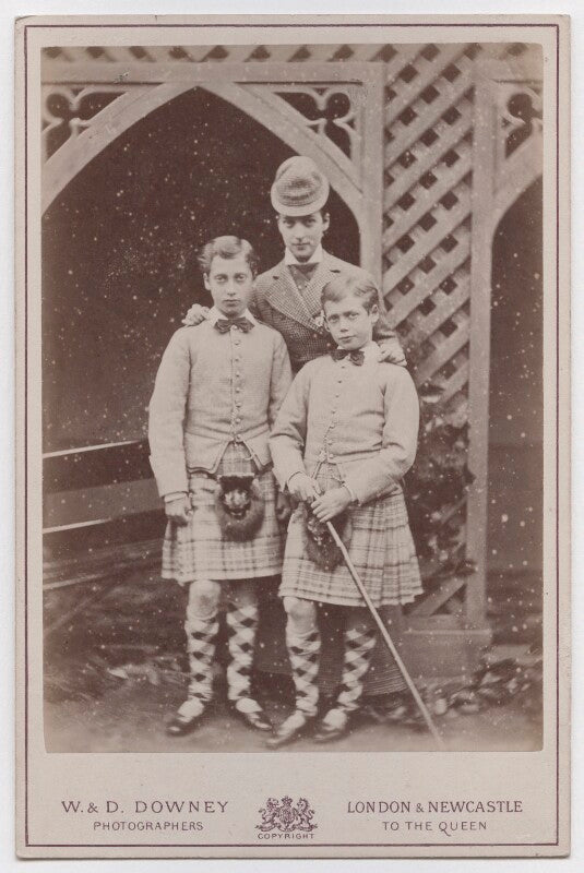 Prince albert victor, duke of clarence and avondale; queen alexandra; king george v npg x197960