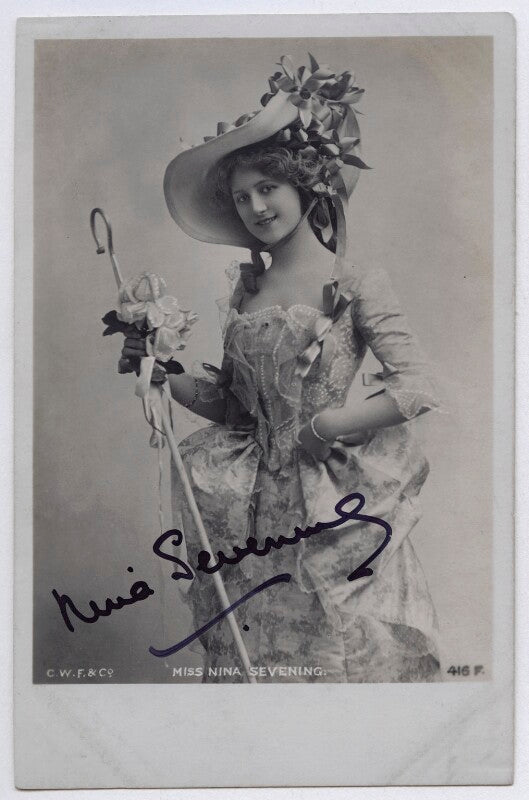 Nina sevening as miss powerscourt in 'a country girl' npg x22511