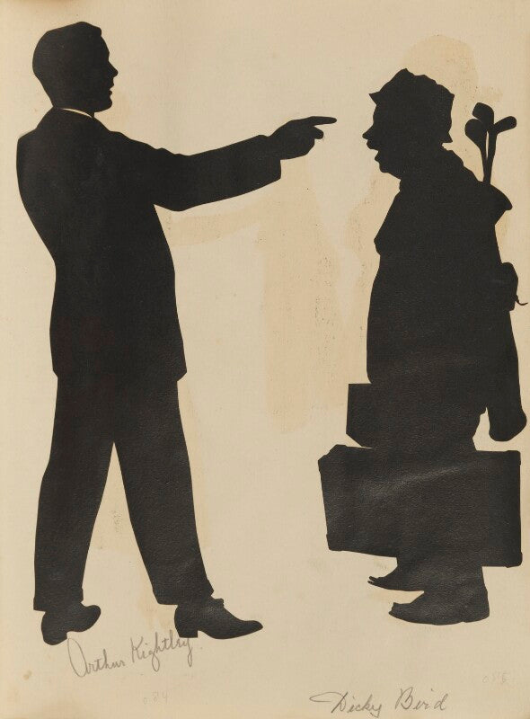 Actors in role in the "plus fours" company (arthur kightley (né kightly george ugle); dicky bird) npg d46651