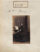 Anna Caroline Oury (née de Belleville) NPG Ax51349