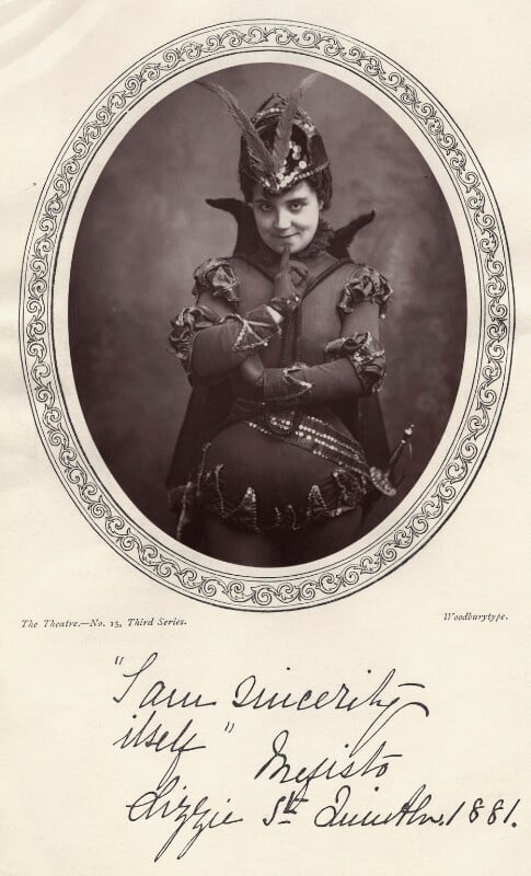 Lizzie st quinten in 'mefisto' npg x134950