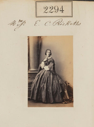 Miss E.C. Ricketts NPG Ax51682