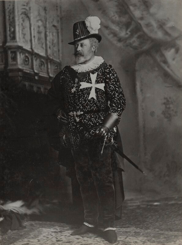 King edward vii when prince of wales as grand prior of the order of st john of jerusalem npg ax26492