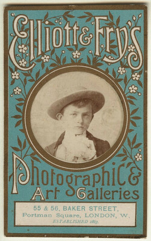 'Elliott & Fry's Photographic & Art Galleries' (Unknown boy) NPG x128799