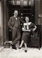 Sir Francis Minchin Voules; Louise Renee (née Rol) NPG x84982