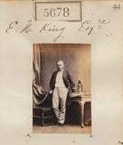 Mr E.H. King NPG Ax55633