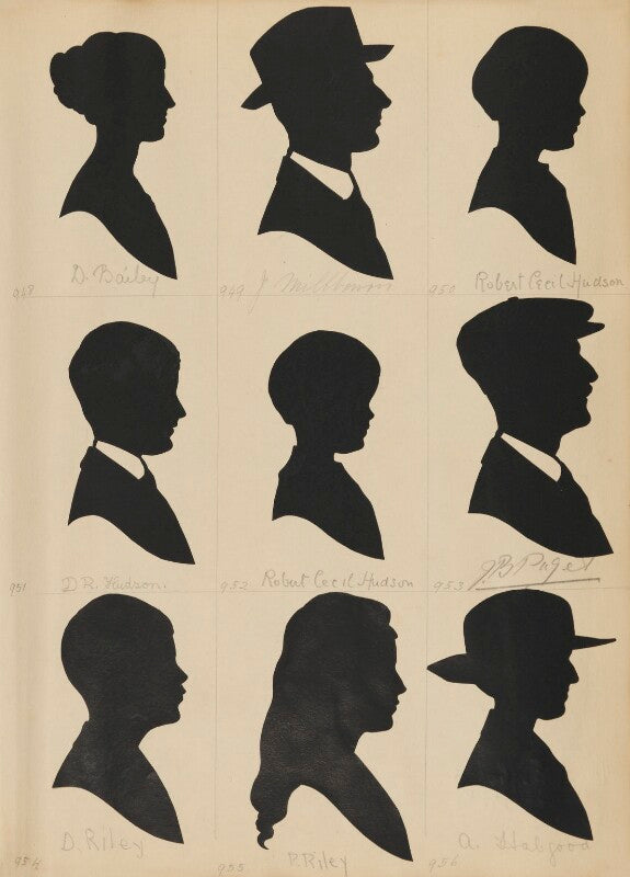 Tourists on the west pier, brighton, including robert cecil hudson npg d46460