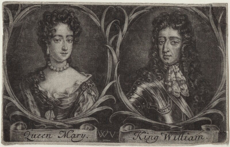 Queen mary ii; king william iii npg d31078