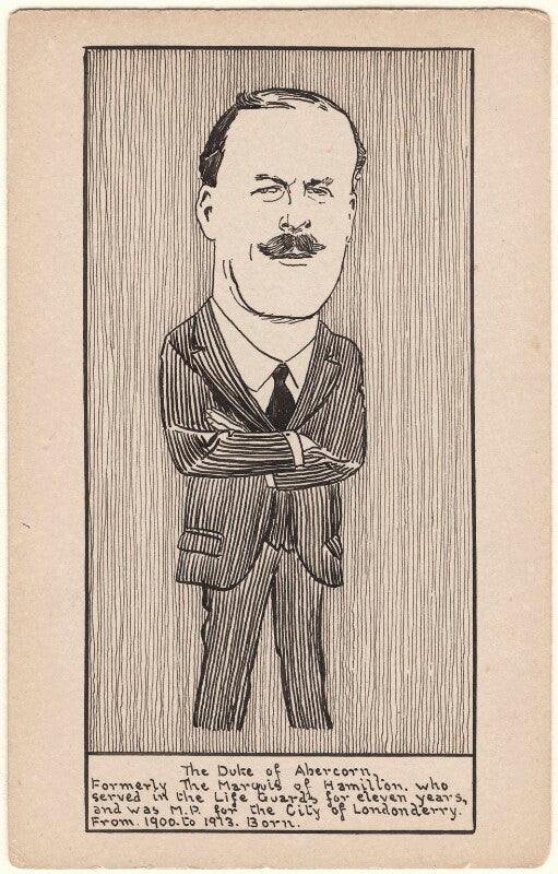 James albert edward hamilton, 3rd duke of abercorn npg d9578