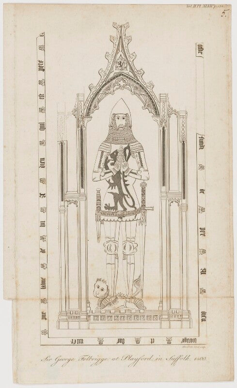 Monument of sir george felbrigge npg d36682