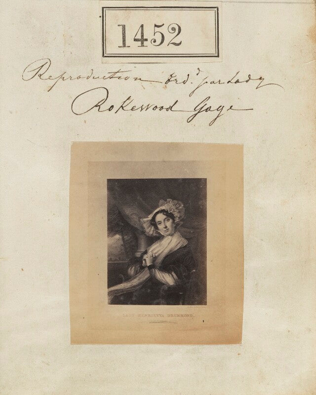 Reproduction by order of lady thomas rokewood gage npg ax50849