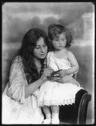 Christine Silver with child NPG x102652