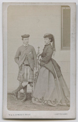 Prince Arthur, 1st Duke of Connaught and Strathearn; Princess Louise Caroline Alberta, Duchess of Argyll NPG Ax39815