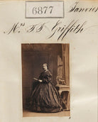 Emily Bowers Griffith (née Robinson) NPG Ax56797