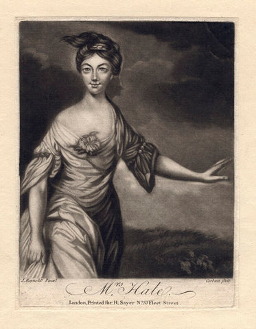 Mary Hale (née Chaloner) as Euphrosyne NPG D2549