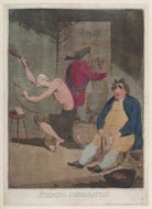 'Evening consolation' (Edmund Burke; Frederick North, 2nd Earl of Guilford; Charles James Fox) NPG D12349