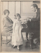 Lady Ottoline Morrell, with Philip Edward Morrell and their daughter, Julian Vinogradoff (née Morrell) NPG P480