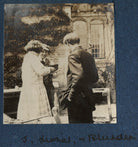 Julian Vinogradoff (née Morrell); Lionel Gomm (né Lionel Harry Weedon Collinson); Edmund Blunden NPG Ax140770