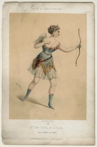 Cora Pearl (Emma Elizabeth Crouch) as Cupid in 'Orphée aux Enfers' NPG D21561