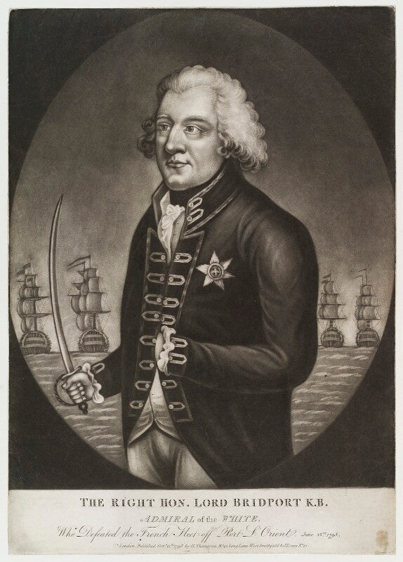 Alexander hood, 1st viscount bridport npg d20435