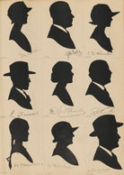 Tourists on the West Pier, Brighton (D.M. Bolton; G. Mibore?; E.D. Hunter; H. Slarvon?; B. Hutchings; A.P. Confe?; M. Brims? (or Burns?); K. Fletcher; Paul Summerwall?) NPG D46542