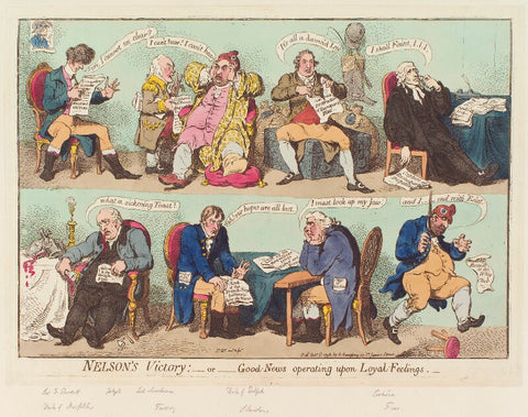 'Nelson's Victory; - or - good-news operating upon loyal-feelings' NPG D12659