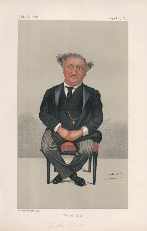 Sir john stainer ('men of the day. no. 515.') npg d44557