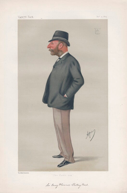 Sir percy florence shelley 3rd bt ('men of the day. no. 211.') npg d43935