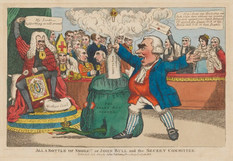 All a Bottle of Smoke!! or John Bull and the Secret Committee NPG D46058