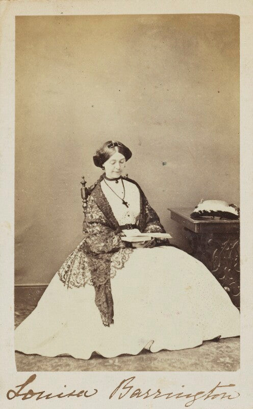 Louisa (née higgins), viscountess barrington npg ax10007