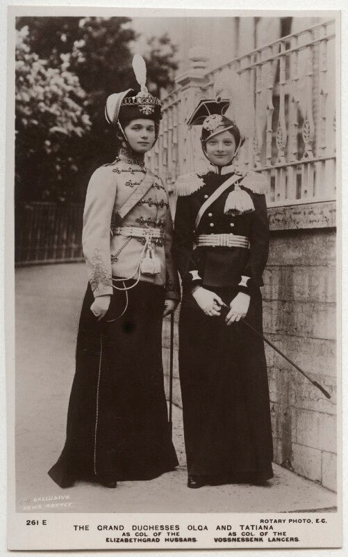 Olga, grand duchess of russia; tatiana, grand duchess of russia npg x131656