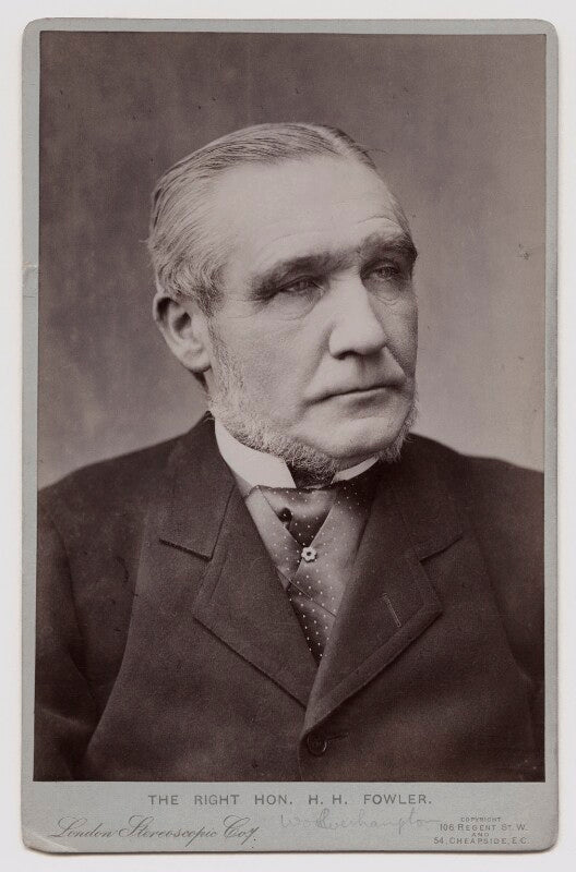 Henry hartley fowler, 1st viscount wolverhampton npg x11847