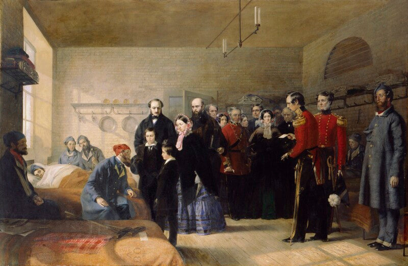 Queen Victoria's First Visit to her Wounded Soldiers NPG 6203